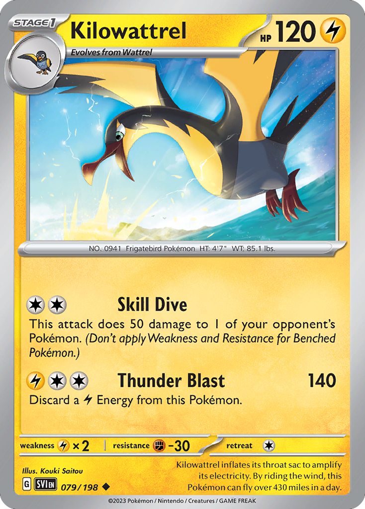 Kilowattrel - 079/198 - Uncommon