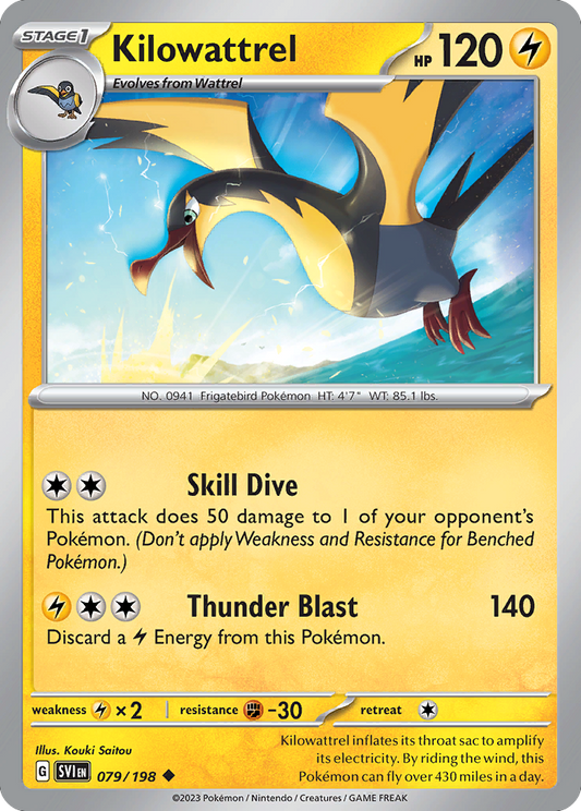 Kilowattrel - 079/198 - Uncommon
