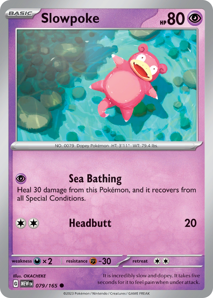 Slowpoke - 079/165 - Common