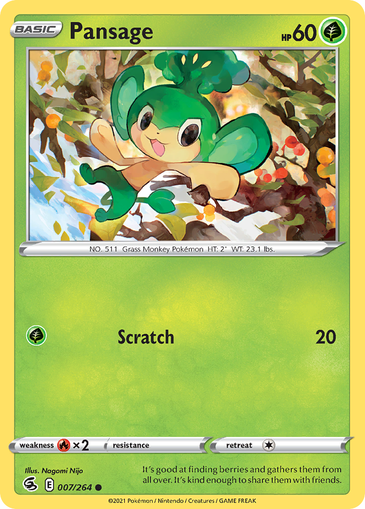 Pansage - 007/264 - Common