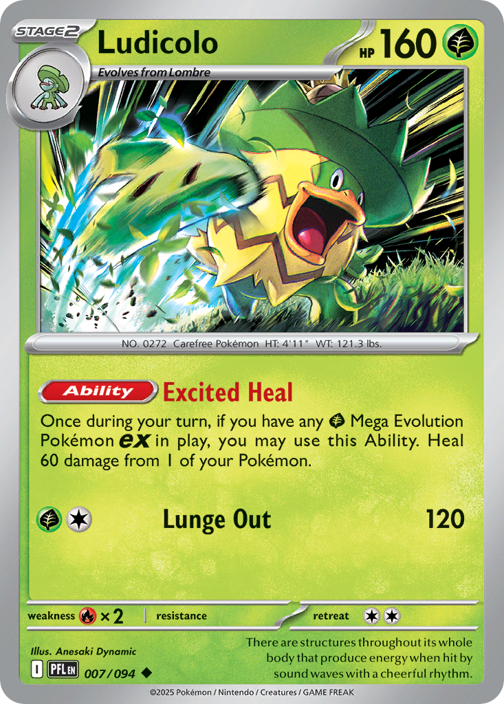 Ludicolo - 007/094 - Uncommon