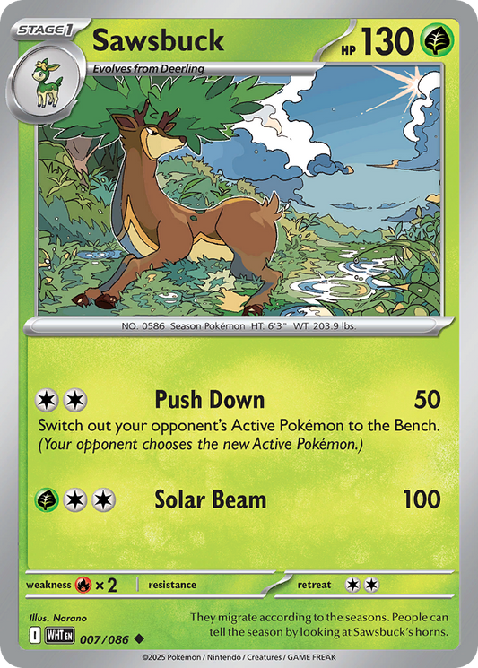 Sawsbuck - 007/086 - Uncommon