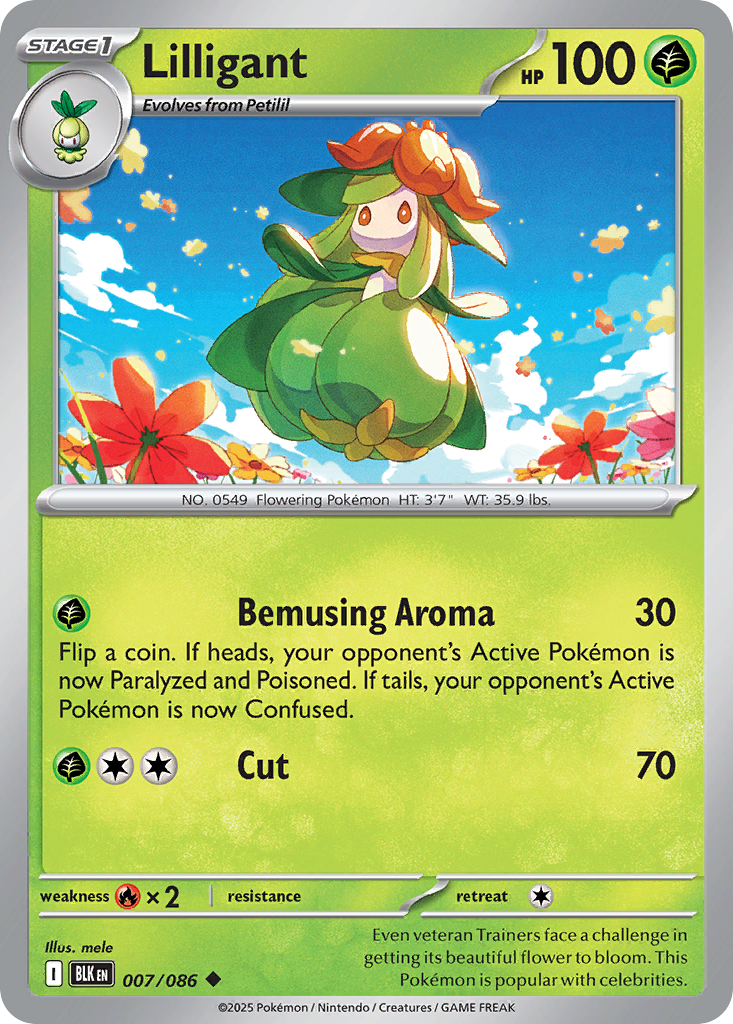 Lilligant - 007/086 - Uncommon