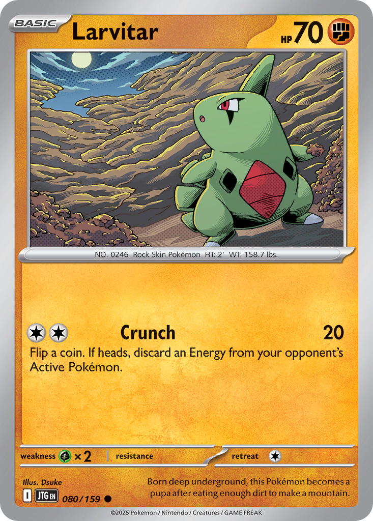 Larvitar - 080/159 - Common