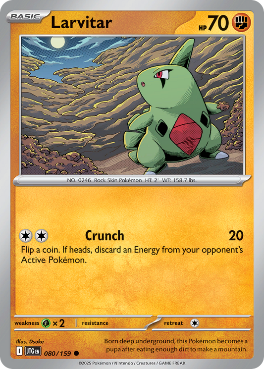 Larvitar - 080/159 - Common