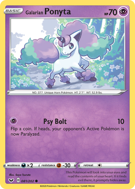 Galarian Ponyta - 081/202 - Common