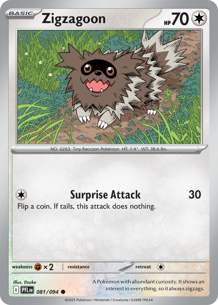 Zigzagoon - 081/094 - Common
