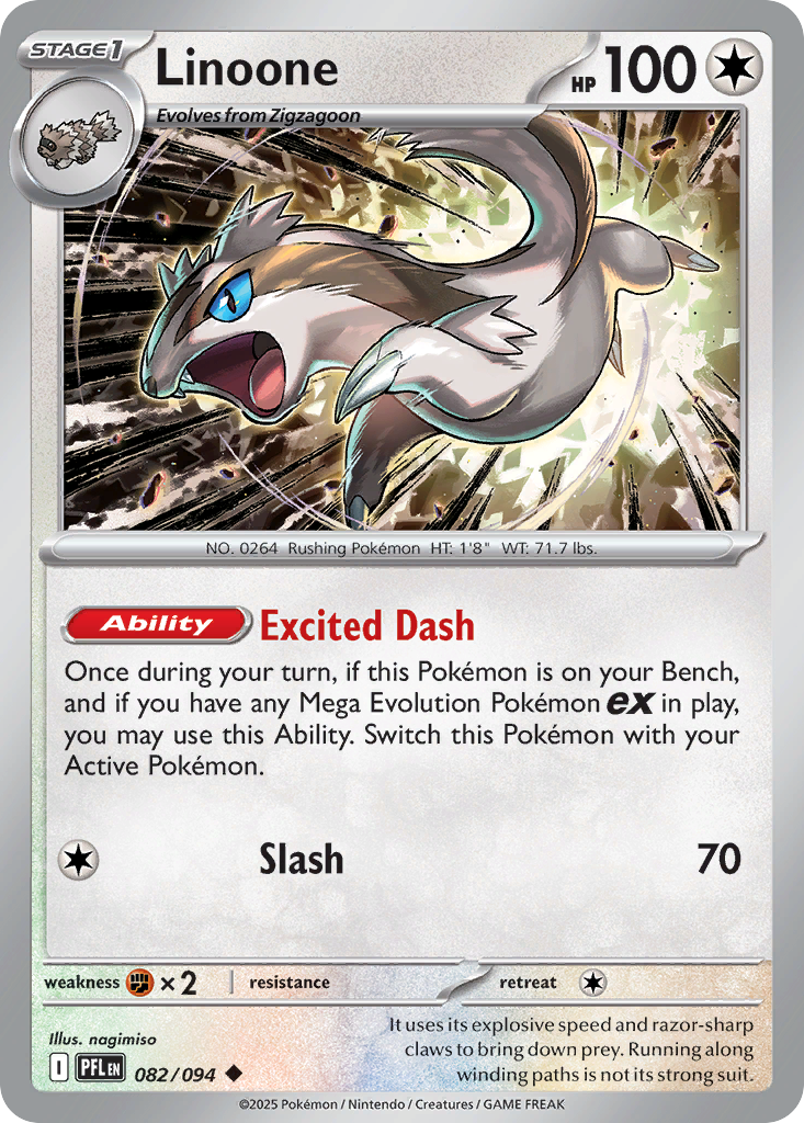 Linoone - 082/094 - Uncommon