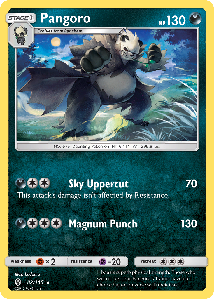 Pangoro - 082/145 - Rare
