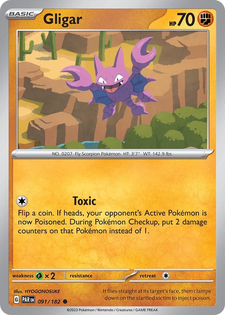 Gligar - 091/182 - Common