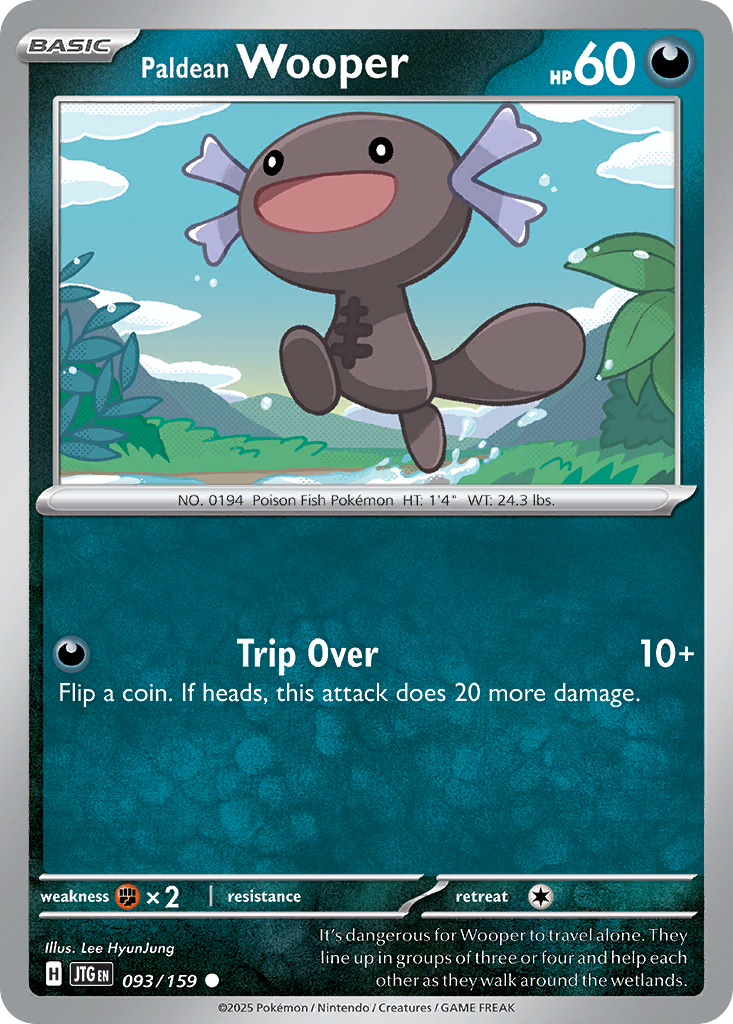 Paldean Wooper - 093/159 - Common