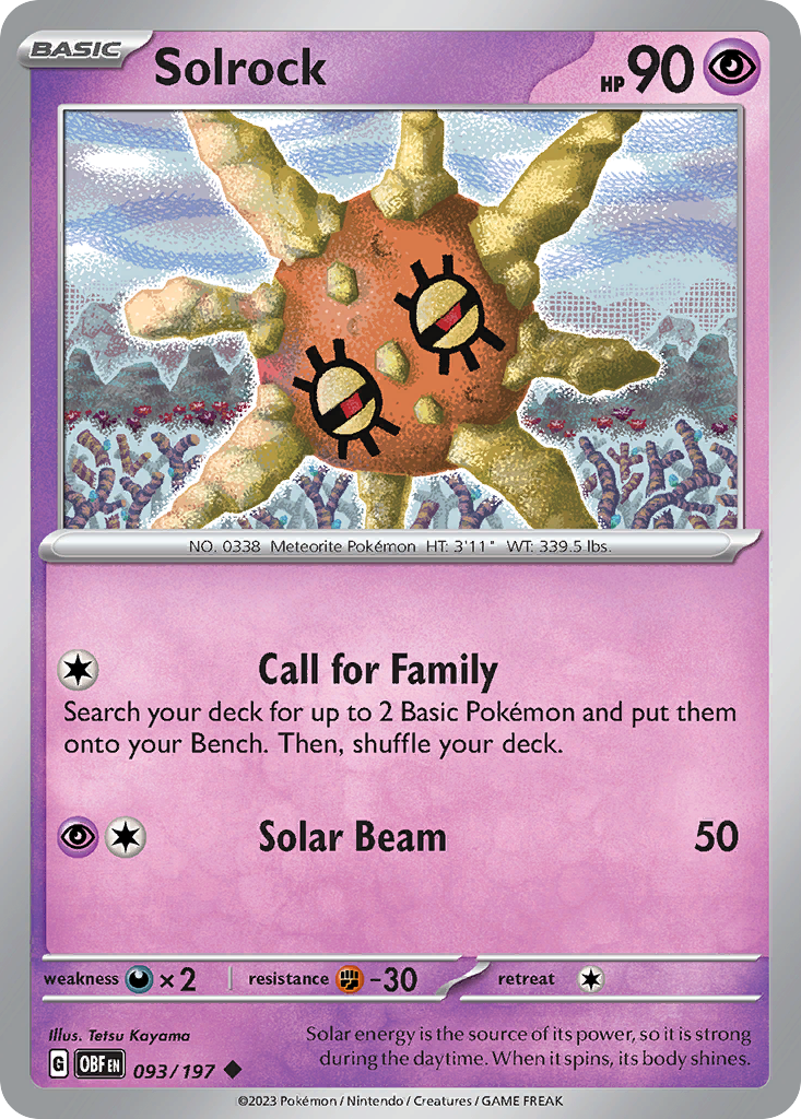 Solrock - 093/197 - Uncommon