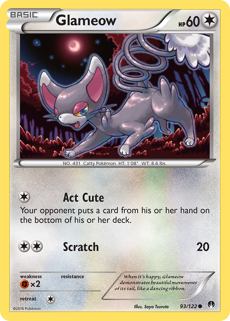 Glameow - 093/122 - Common