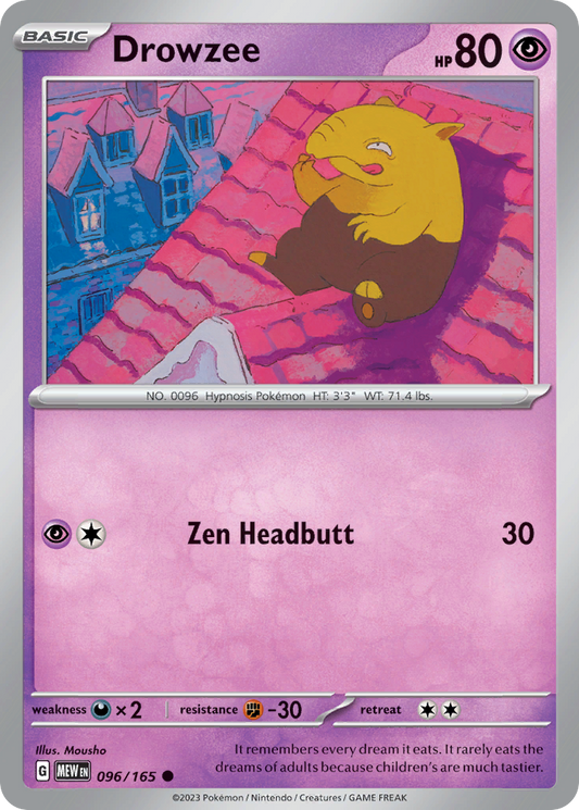 Drowzee - 096/165 - Common