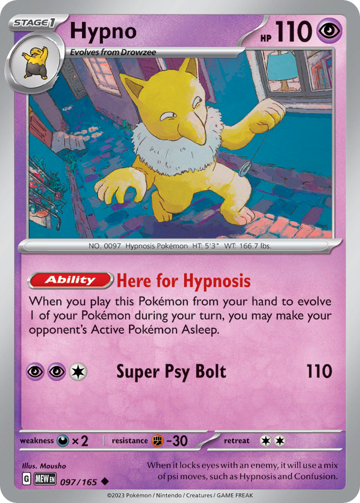 Hypno - 097/165 - Uncommon
