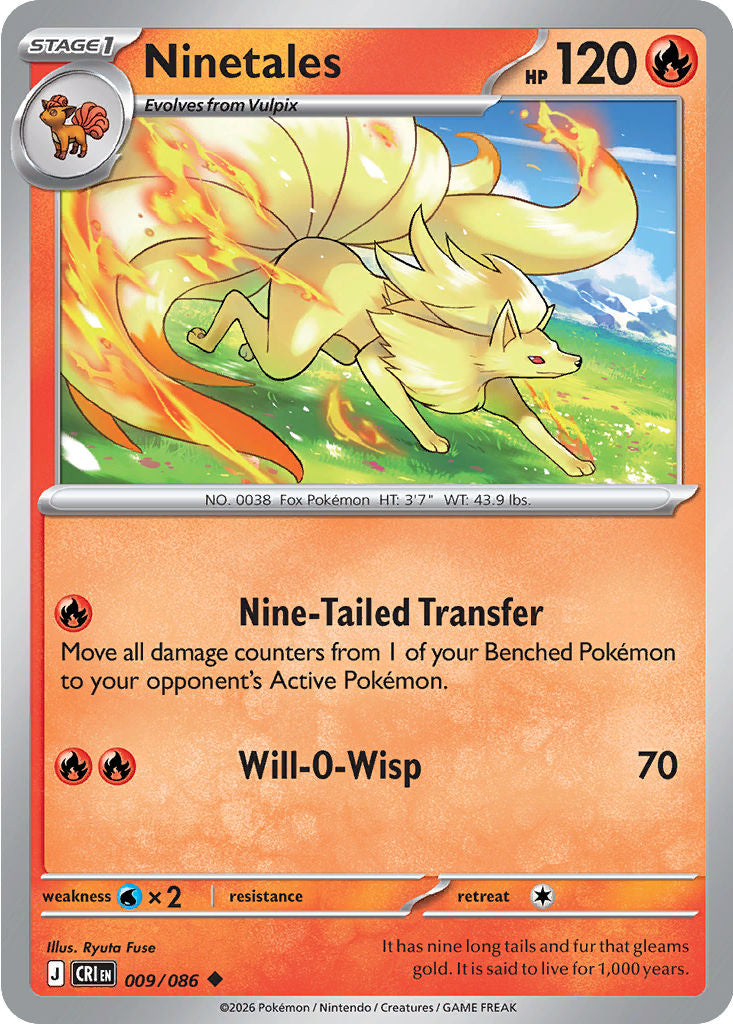 Ninetales - 009/086 - Uncommon
