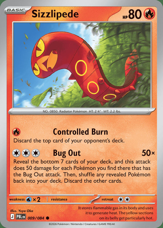 Sizzlipede - 009/084 - Common