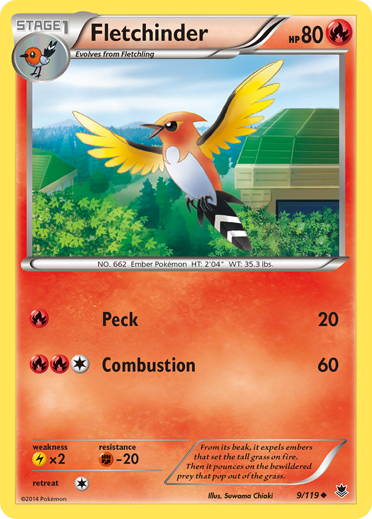 Fletchinder - 009/119 - Uncommon