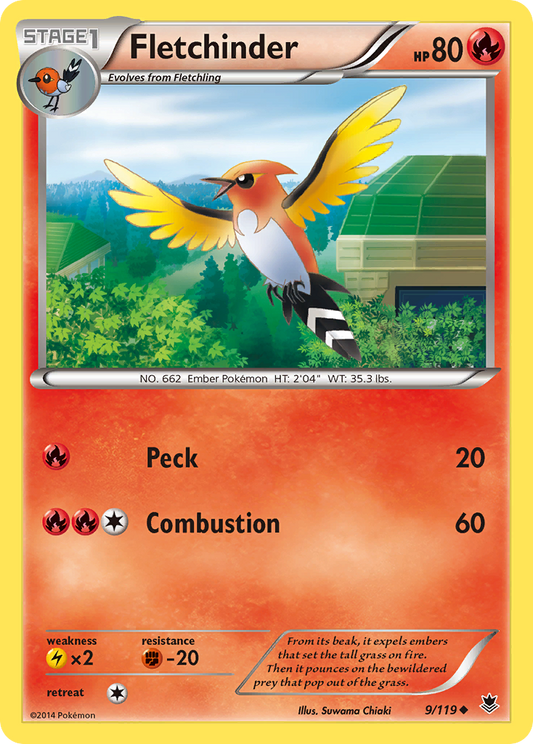 Fletchinder - 009/119 - Uncommon